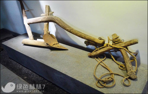 武汉园博园里的老农具